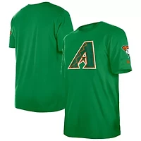 MLB Kelly Arizona Diamondbacks St. Patrick's Day Shamrock Fill T-Shirt