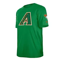 MLB Kelly Arizona Diamondbacks St. Patrick's Day Shamrock Fill T-Shirt