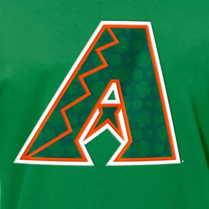 MLB Kelly Arizona Diamondbacks St. Patrick's Day Shamrock Fill T-Shirt