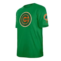 MLB Kelly Chicago Cubs St. Patrick's Day Shamrock Fill T-Shirt