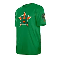 MLB Kelly Houston Astros St. Patrick's Day Shamrock Fill T-Shirt