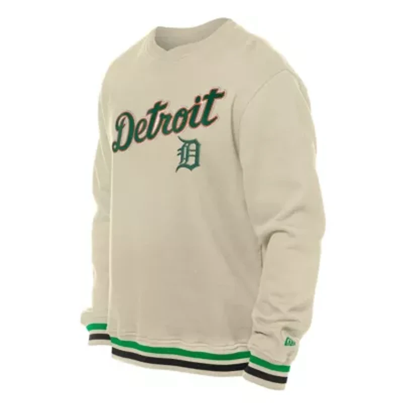 MLB Detroit Tigers St. Patrick's Day Twill Pullover Sweatshirt