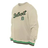 MLB Detroit Tigers St. Patrick's Day Twill Pullover Sweatshirt
