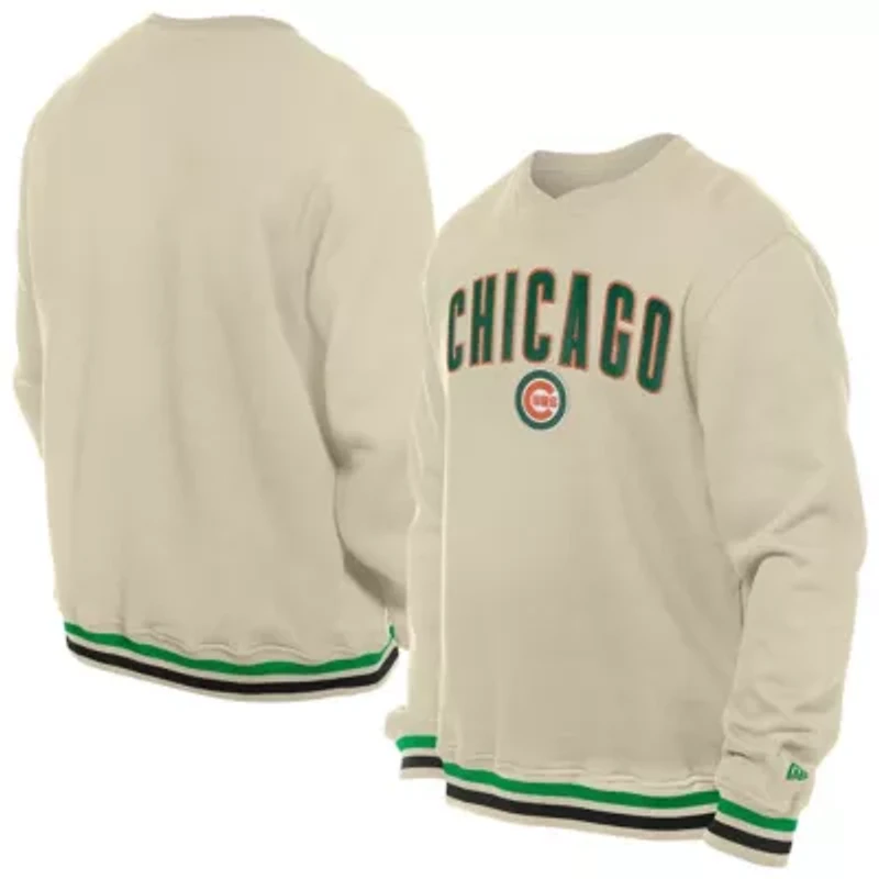MLB Chicago Cubs St. Patrick's Day Twill Pullover Sweatshirt