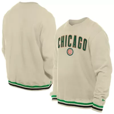 MLB Chicago Cubs St. Patrick's Day Twill Pullover Sweatshirt