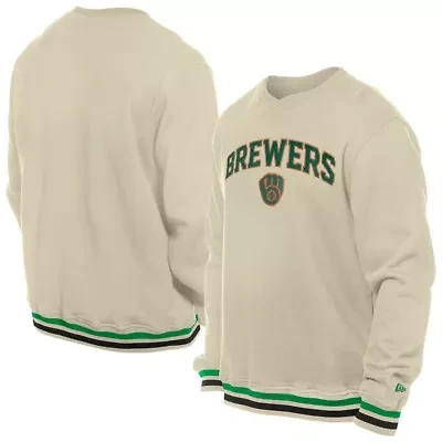 MLB Milwaukee Brewers St. Patrick's Day Twill Pullover Sweatshirt