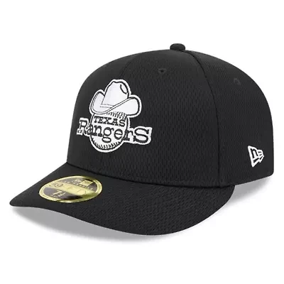 MLB Texas Rangers 2025 Clubhouse Low 59FIFTY Fitted Hat