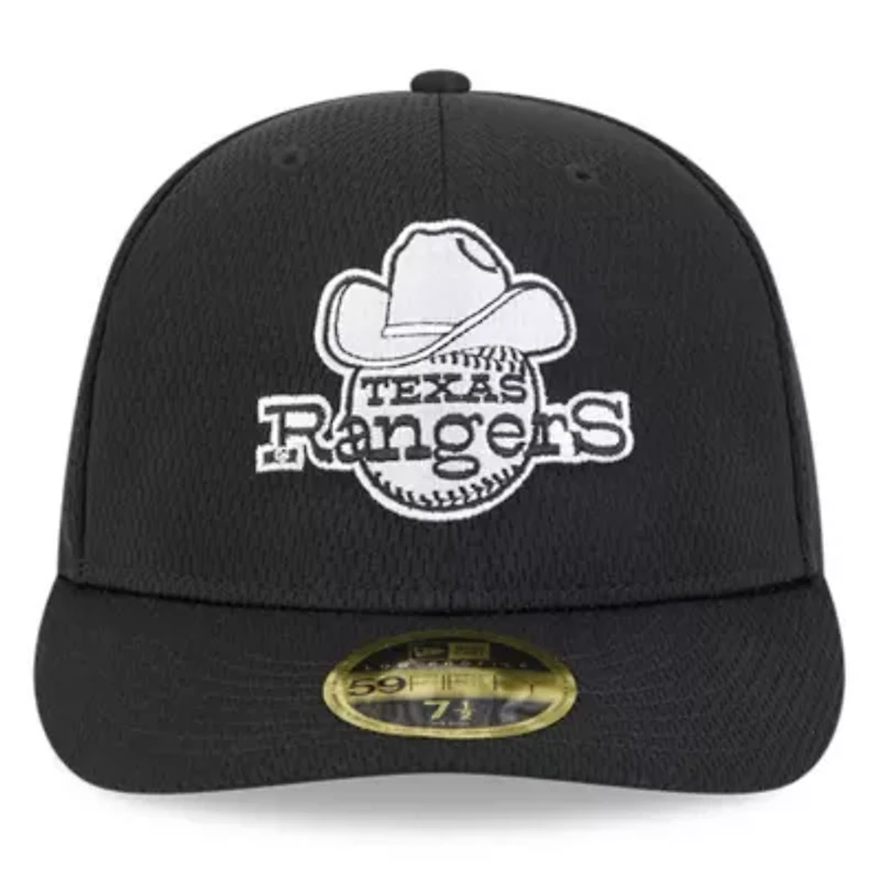MLB Texas Rangers 2025 Clubhouse Low 59FIFTY Fitted Hat
