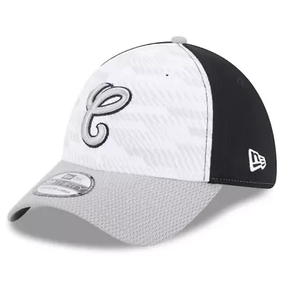 Chicago White Sox MLB Black/Gray 2025 Clubhouse 39THIRTY Flex Hat