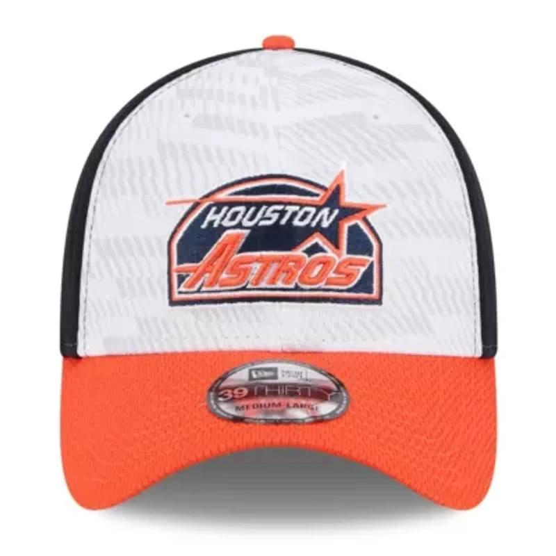 MLB Navy/Orange Houston Astros 2025 Clubhouse 39THIRTY Flex Hat
