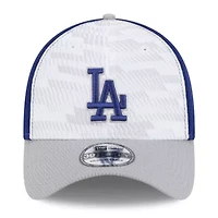 MLB Royal/Gray Los Angeles Dodgers 2025 Clubhouse 39THIRTY Flex Hat