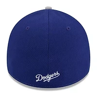MLB Royal/Gray Los Angeles Dodgers 2025 Clubhouse 39THIRTY Flex Hat
