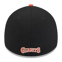MLB Black/Orange San Francisco Giants 2025 Clubhouse 39THIRTY Flex Hat
