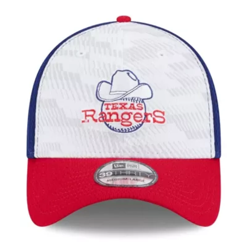 MLB Royal/Red Texas Rangers 2025 Clubhouse 39THIRTY Flex Hat