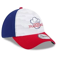 MLB Royal/Red Texas Rangers 2025 Clubhouse 39THIRTY Flex Hat