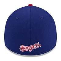 MLB Royal/Red Texas Rangers 2025 Clubhouse 39THIRTY Flex Hat