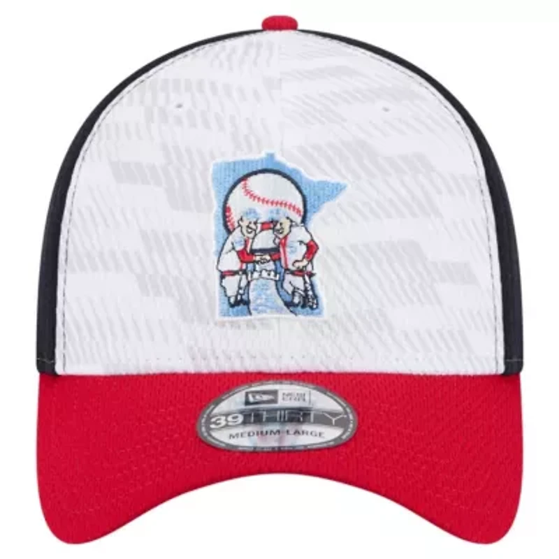MLB Navy/Red Minnesota Twins 2025 Clubhouse 39THIRTY Flex Hat