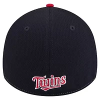 MLB Navy/Red Minnesota Twins 2025 Clubhouse 39THIRTY Flex Hat