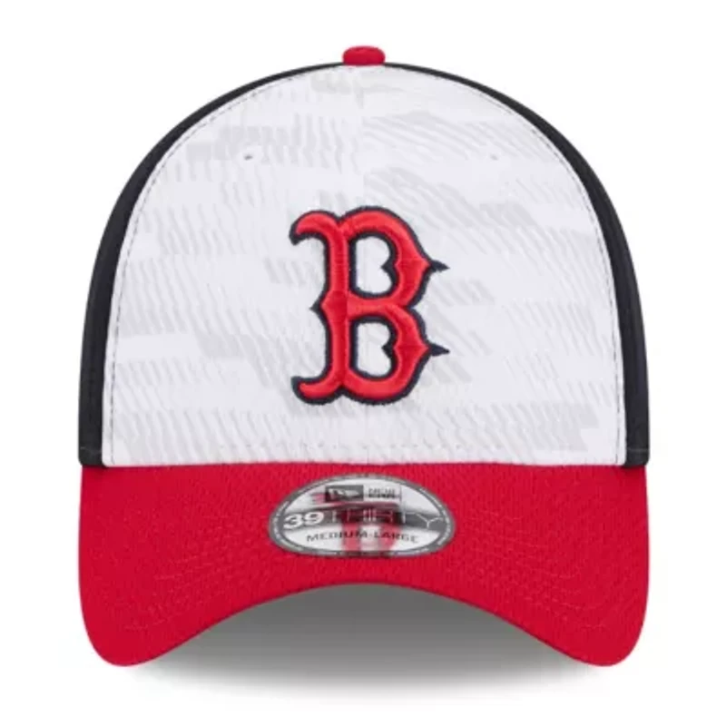 Boston Red Sox MLB Navy/Red 2025 Clubhouse 39THIRTY Flex Hat