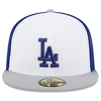 MLB Royal/Gray Los Angeles Dodgers 2025 Clubhouse 59FIFTY Fitted Hat