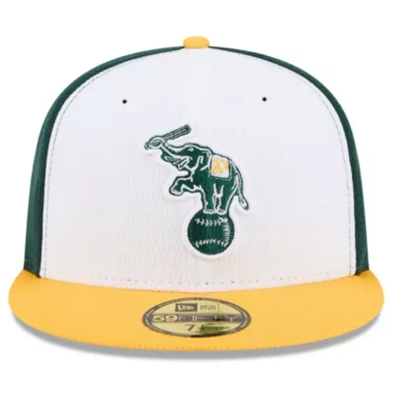 Oakland Athletics MLB Green/Gold 2025 Clubhouse 59FIFTY Fitted Hat
