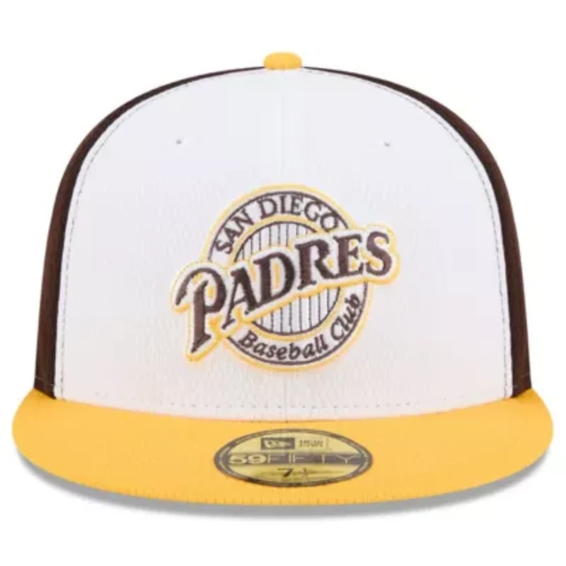 MLB Brown/Gold San Diego Padres 2025 Clubhouse 59FIFTY Fitted Hat