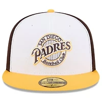MLB Brown/Gold San Diego Padres 2025 Clubhouse 59FIFTY Fitted Hat