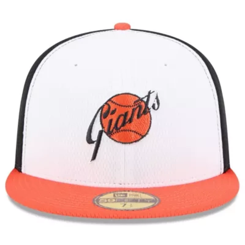 MLB Black/Orange San Francisco Giants 2025 Clubhouse 59FIFTY Fitted Hat