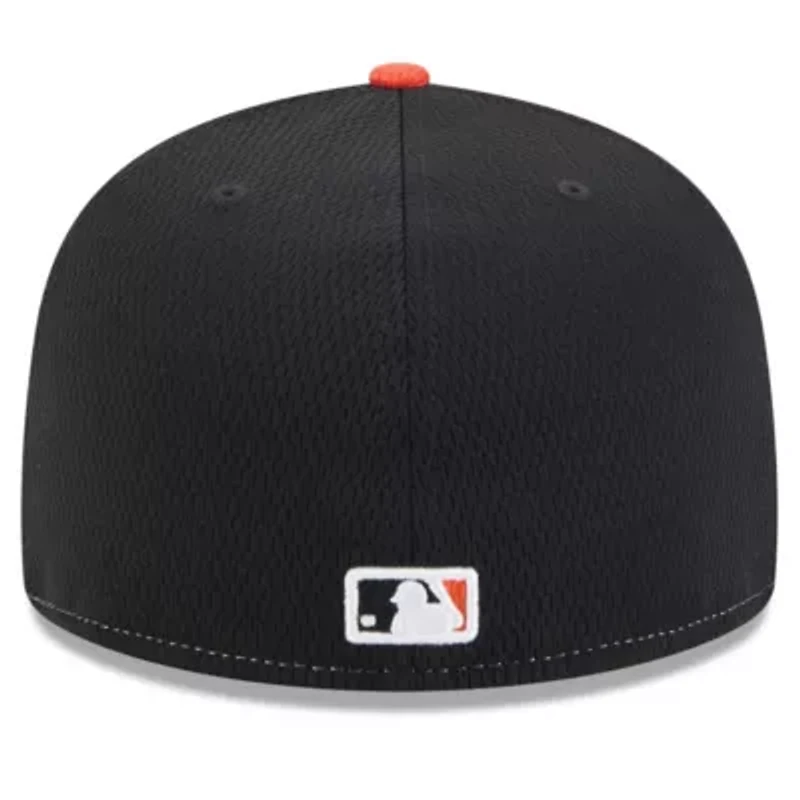 MLB Black/Orange San Francisco Giants 2025 Clubhouse 59FIFTY Fitted Hat
