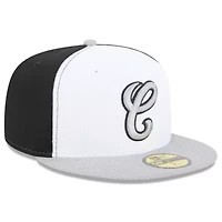Chicago White Sox MLB Black/Gray 2025 Clubhouse 59FIFTY Fitted Hat