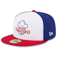 MLB Royal/Red Texas Rangers 2025 Clubhouse 59FIFTY Fitted Hat