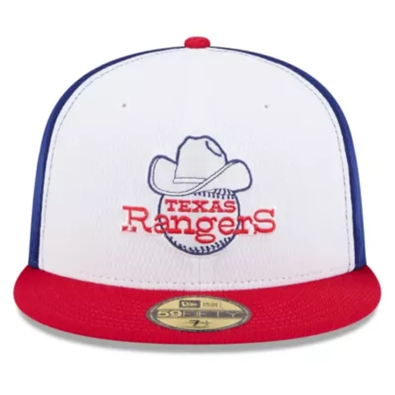 MLB Royal/Red Texas Rangers 2025 Clubhouse 59FIFTY Fitted Hat