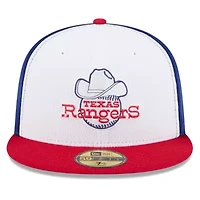 MLB Royal/Red Texas Rangers 2025 Clubhouse 59FIFTY Fitted Hat