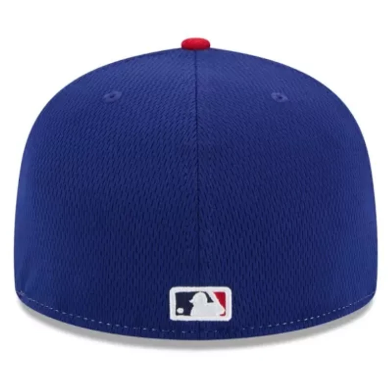 MLB Royal/Red Texas Rangers 2025 Clubhouse 59FIFTY Fitted Hat