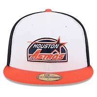 MLB Navy/Orange Houston Astros 2025 Clubhouse 59FIFTY Fitted Hat