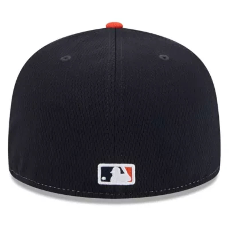 MLB Navy/Orange Houston Astros 2025 Clubhouse 59FIFTY Fitted Hat