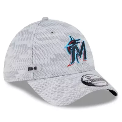 MLB Miami Marlins 2025 Clubhouse 39THIRTY Flex Hat