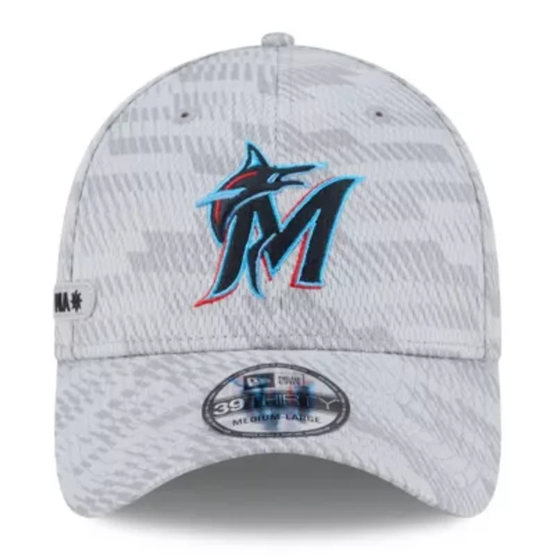 MLB Miami Marlins 2025 Clubhouse 39THIRTY Flex Hat
