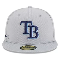 MLB Tampa Bay Rays 2025 Clubhouse 59FIFTY Fitted Hat