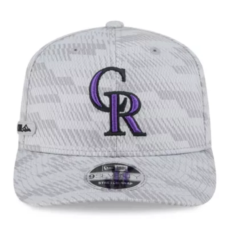 MLB Colorado Rockies 2025 MLB Clubhouse 9SEVENTY Stretch-Snap Hat