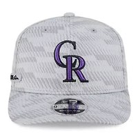 MLB Colorado Rockies 2025 MLB Clubhouse 9SEVENTY Stretch-Snap Hat