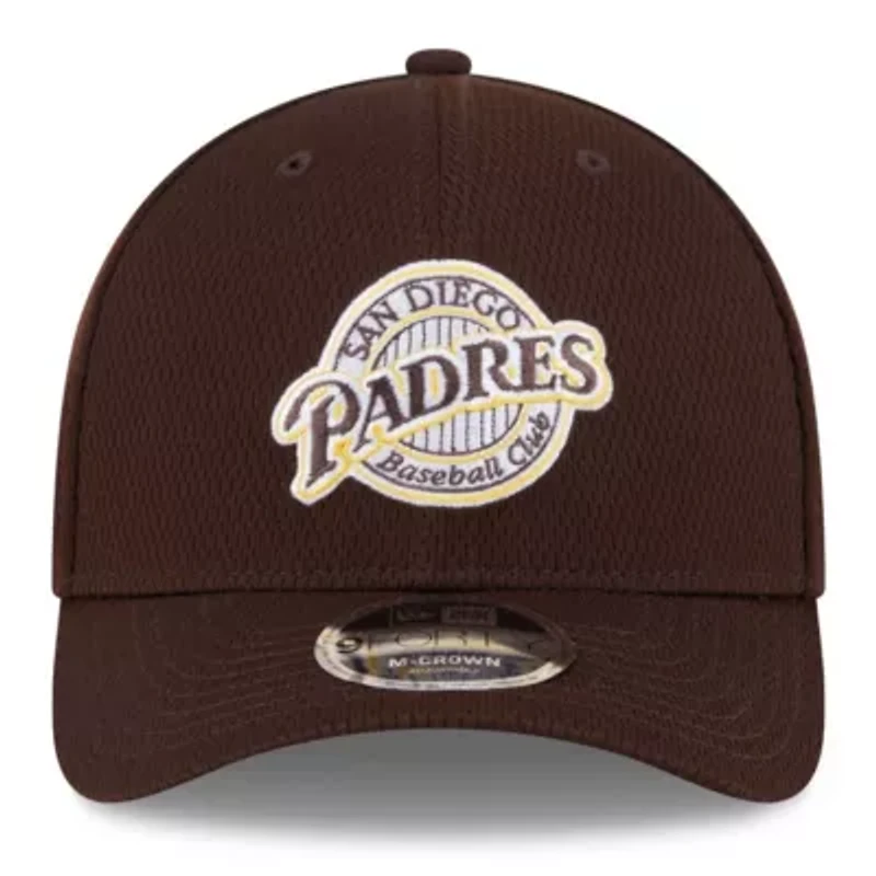 MLB Dark San Diego Padres 2025 MLB Clubhouse 9FORTY Adjustable Hat