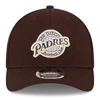 MLB Dark San Diego Padres 2025 MLB Clubhouse 9FORTY Adjustable Hat