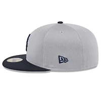 Boston Red Sox MLB Gray/Navy 2025 Batting Practice 59FIFTY Fitted Hat
