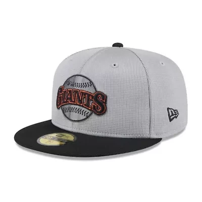 MLB Gray/Black San Francisco Giants 2025 Batting Practice 59FIFTY Fitted Hat