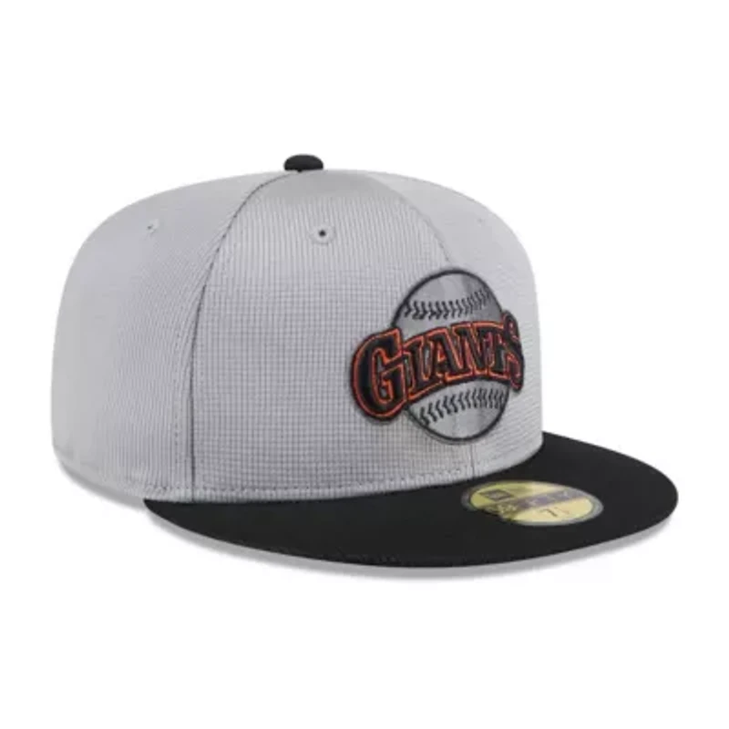 MLB Gray/Black San Francisco Giants 2025 Batting Practice 59FIFTY Fitted Hat
