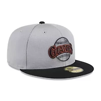 MLB Gray/Black San Francisco Giants 2025 Batting Practice 59FIFTY Fitted Hat
