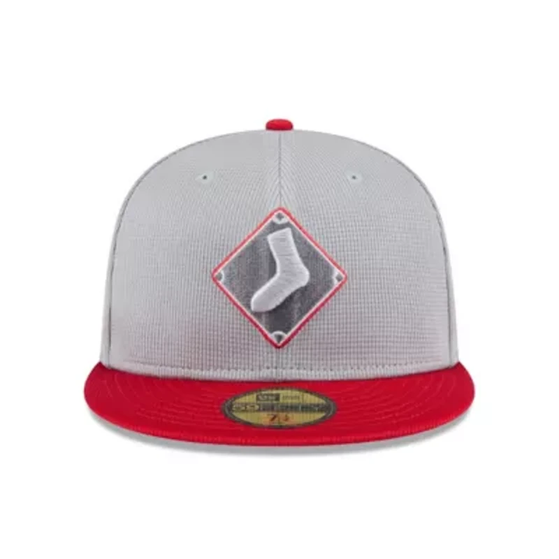 Chicago White Sox MLB Gray/ 2025 Batting Practice 59FIFTY Fitted Hat