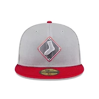 Chicago White Sox MLB Gray/ 2025 Batting Practice 59FIFTY Fitted Hat