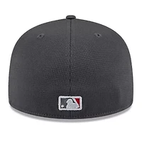 MLB Gray/Red Cleveland Guardians 2025 Batting Practice 59FIFTY Fitted Hat